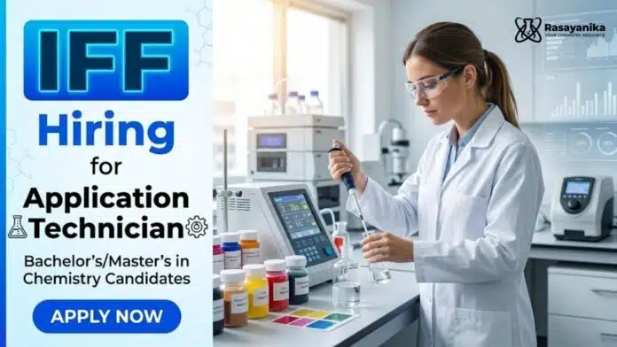 IFF Careers hiring for Chemistry jobs in Cosmetic chemistry jobs role IFF Careers hiring for Chemistry jobs in Cosmetic chemistry jobs role