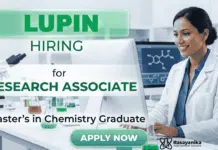 Research Associate Jobs at Lupin Careers | Chemistry Jobs | Apply Now Research Associate Jobs at Lupin Careers for Chemistry Jobs