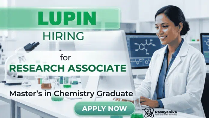 Research Associate Jobs at Lupin Careers for Chemistry Jobs Research Associate Jobs at Lupin Careers for Chemistry Jobs