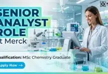 Merck Hiring Senior Analyst | MSc Chemistry Graduates Apply Now MSc Chemistry Job at Merck | Senior Analyst Role