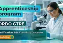 DRDO Apprenticeship Program 2026 for BSc Chemistry Students DRDO Apprenticeship Program for Chemistry Graduates