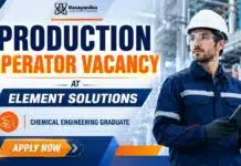 Element Solutions Hiring Production Operator | Chemical Engineering Graduates Apply Now Chemical Engineering Job at Element Solutions | Production Operator