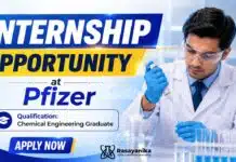 Pfizer Chemical Engineering Internship | Apply Now Chemical Engineering Internship at Pfizer | Apply Now
