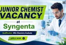 Syngenta Hiring MSc Chemistry Graduates | Junior Chemist Role Junior Chemist Role at Syngenta | MSc Chemistry Job