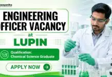 Lupin Hiring Chemical Engineering Graduates | Engineering Officer Role Chemical Engineering Jobs Lupin | Officer Job