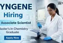 Associate Scientist Jobs at Syngene | Organic Chemistry Candidates | Apply Now Syngene Hiring Associate Scientists | Organic Chemistry Jobs in Bangalore