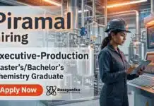 Associate Jobs at Piramal Careers | Chemistry Jobs in Production Piramal Careers hiring chemistry candidates for associate jobs in pharmaceutical production.