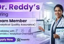 Quality Assurance Jobs at Dr. Reddy’s Careers | Chemistry Jobs Dr. Reddy’s Careers Hiring for Analytical Quality Assurance Chemistry Jobs