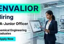 Quality Assurance Jobs at Envalior Careers | Chemical Engineering Jobs Envalior Careers announced Quality Assurance Jobs for Chemical Engineering candidates in Pantnagar.