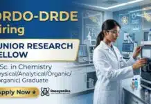 JRF Vacancy at DRDO | Government Vacancy for Research Fellows Jobs JRF Vacancy at DRDO Careers Government Vacancy for research fellowship candidates