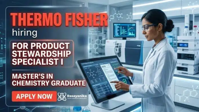 Thermo Fisher Careers Offering Chemistry Jobs in Regulatory Affairs and Product Stewardship Thermo Fisher Careers Offering Chemistry Jobs in Regulatory Affairs and Product Stewardship
