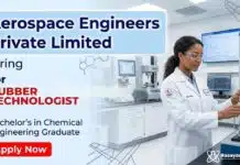 Rubber Technologist Job in the Aerospace Industry | Apply Now Rubber Technologist Opportunity in Aerospace Industry Jobs for Chemical Engineering Professionals