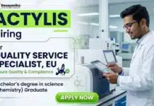 Quality Assurance Jobs at Actylis | Chemistry Professionals Hiring Quality Assurance Jobs at Actylis Careers for Chemistry Jobs in Bengaluru quality systems and compliance