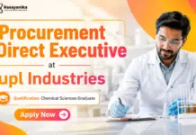 Chemical Engineering Job at UPL | Executive Role in Pune Executive Job at UPL | Chemical Engineering Graduates Apply Now