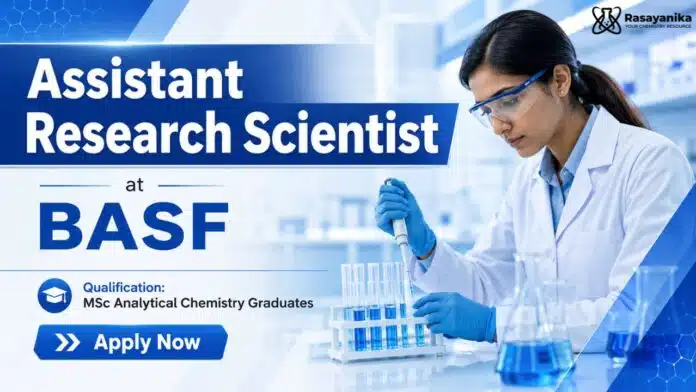 Research Scientist Jobs at BASF | MSc Analytical Chemistry Research Scientist Jobs at BASF | MSc Analytical Chemistry