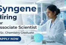 Associate Scientist Jobs at Syngene | M.Sc Chemistry Jobs | Apply Now Syngene Careers announces Associate Scientist Jobs for candidates seeking M.Sc Chemistry Jobs in analytical research and development.