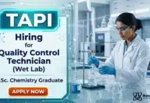 Quality Control Jobs at TAPI | Chemistry Graduates Apply Now TAPI Careers announces Quality Control Jobs for professionals seeking Chemistry Jobs in pharmaceutical laboratory operations.