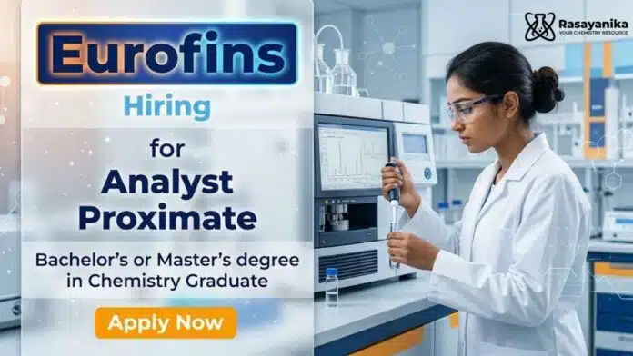 Eurofins Careers announces Analyst Jobs for professionals seeking Analytical Chemistry Jobs in laboratory testing and analysis. Eurofins Careers announces Analyst Jobs for professionals seeking Analytical Chemistry Jobs in laboratory testing and analysis.
