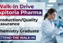 Exclusive Freshers Walk-In Drive at Aurobindo Pharma | Chemistry Job Chemistry Freshers Job Aurobindo Pharma Walk In Drive Hyderabad Production Quality Control Recruitment