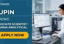 Associate Scientist Jobs at Lupin | Chemistry Candidates Apply Now Associate Scientist Pharma Analytical job at Lupin in Pune