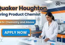 Chemist Jobs at Quaker Houghton’s Global R&D Team | Apply Now Chemistry Jobs at Quaker Houghton for professionals seeking Chemist Jobs in Kolkata