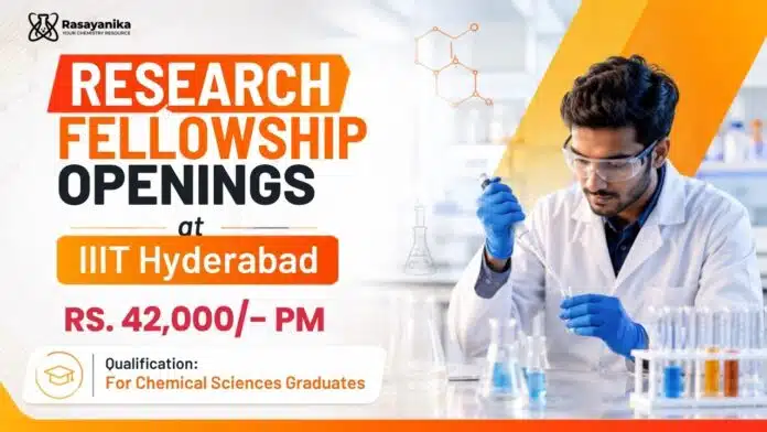 IIT Hyderabad JRF Recruitment | Govt Research Fellowship IIT Hyderabad JRF Recruitment | Govt Research Fellowship