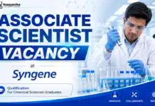 Exciting Scientist Job at Syngene | Chemical Sciences Graduates Apply Today Scientist Job at Syngene | MSc Chemical Sciences Job