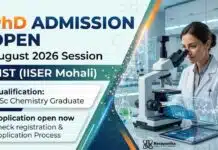 PhD Admission at INST | Chemistry Careers Opportunity PhD Admission at INST for students interested in Chemistry Careers and advanced research opportunities