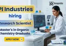 Chemistry Scientist Jobs at PI Industries | Apply Now Research Scientist Jobs at PI Industries Careers for professionals seeking Analytical Chemistry Jobs in research and development