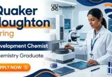 Chemist Jobs at Quaker Houghton | R&D Jobs for Chemistry Professionals Development Chemist Jobs at Quaker Houghton Careers for candidates seeking R&D Jobs in product development and laboratory research