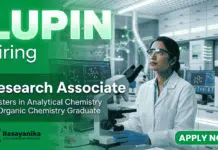 Research Associate Jobs at Lupin Careers | Chemistry Jobs Research Associate Jobs at Lupin Careers for candidates seeking Chemistry Jobs in Pune