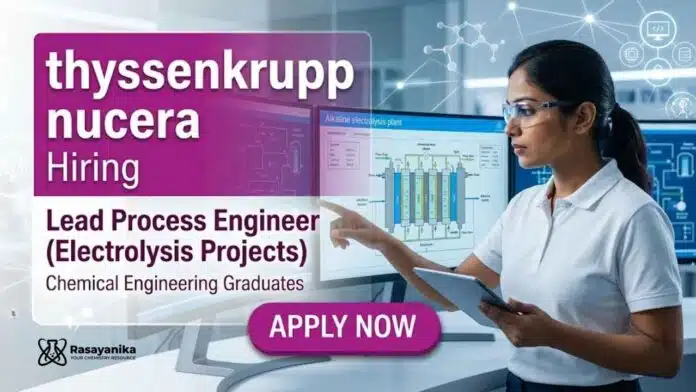 Chemical Engineering Jobs at thyssenkrupp nucera featuring engineering career opportunities and Jobs in Mumbai Chemical Engineering Jobs at thyssenkrupp nucera featuring engineering career opportunities and Jobs in Mumbai