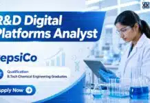 PepsiCo Hiring Chemical Sciences Graduates | R&D Digital Platforms Analyst Chemical Engineering Job at PepsiCo | R&D Digital Platforms Analyst