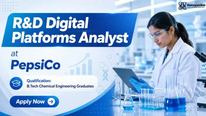 Chemical Engineering Job at PepsiCo | R&D Digital Platforms Analyst Chemical Engineering Job at PepsiCo | R&D Digital Platforms Analyst