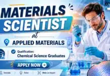 Applied Materials Hiring for Computational Materials and Chemistry Scientist | Chemical Science Careers Chemistry Scientist Jobs at Applied Materials | Chemistry Jobs