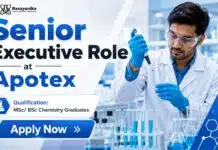 Apotex Hiring Chemistry Graduates | Senior Executive – New Product Development Chemistry Jobs at Apotex | Senior Executive Role