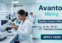 Quality Control Jobs at Avantor | Chemistry Candidates Apply Now Avantor Hiring QC Officer – Quality Control Jobs for Chemistry Graduates in Thane