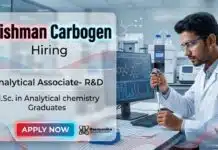 Analytical Chemistry Jobs at Dishman Carbogen | R&D Role | Apply Now Dishman Carbogen Hiring Analytical Associate – Analytical Chemistry Jobs in R&D Division