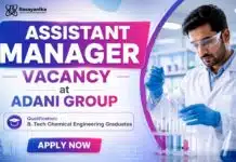 Adani Hiring Chemical Engineering Graduates | Assistant Manager Role Chemical Engineering Job at Adani | Deputy Manager Role