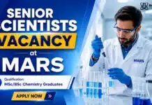 Scientist Job at Mars for Chemistry Graduates | Lab Support Role Scientist Job at Mars | Chemistry Graduates Apply Now