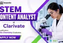 Content Analyst Vacancies at Clarivate | Hybrid BSc Chemistry Jobs BSc Chemistry Job at Clarivate | Hybrid Content Analyst Role
