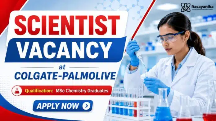 Scientist Job at Colgate-Palmolive | Organic Chemistry Job Scientist Job at Colgate-Palmolive | Organic Chemistry Job