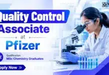 Pfizer Hiring Quality Control Associate | Chemistry Graduates Apply Now MSc Chemistry Jobs at Pfizer | Quality Control Associate Role