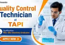 Exciting Quality Control Role at TAPI for Chemistry Candidates | Apply Now MSc Chemistry Job at TAPI | Quality Control Technician