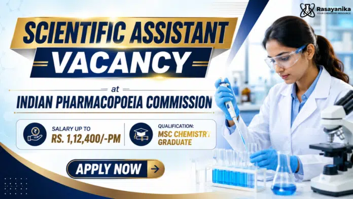 IPC Recruitment 2026 for Scientific Assistant IPC Recruitment 2026 for Scientific Assistant