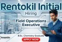 Field Executive Jobs at Rentokil Initial | Chemistry Graduates Apply Now Rentokil Initial Careers Announce Field Executive Jobs for Science Graduates in Tirupati