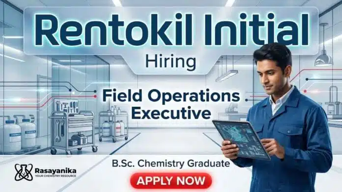 Rentokil Initial Careers Announce Field Executive Jobs for Science Graduates in Tirupati Rentokil Initial Careers Announce Field Executive Jobs for Science Graduates in Tirupati
