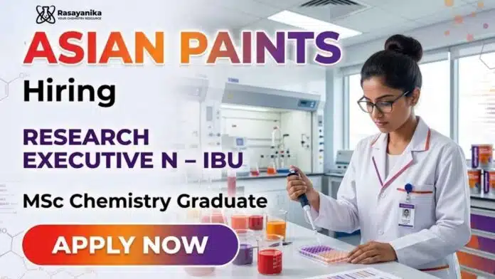 Asian Paints Careers Announces Research Executive Jobs in Navi Mumbai Asian Paints Careers Announces Research Executive Jobs in Navi Mumbai
