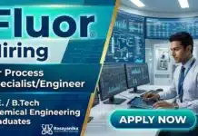 Chemical Engineering Jobs at Fluor | | Process Engineer Jobs Fluor Careers announces Chemical Engineering Jobs for Process Specialist/Engineer professionals in Gurugram.