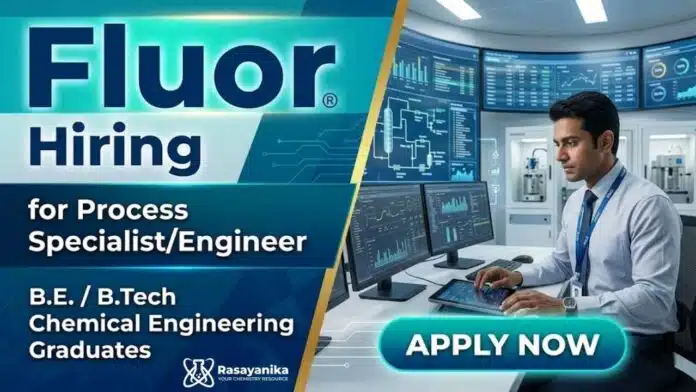 Fluor Careers announces Chemical Engineering Jobs for Process Specialist/Engineer professionals in Gurugram. Fluor Careers announces Chemical Engineering Jobs for Process Specialist/Engineer professionals in Gurugram.